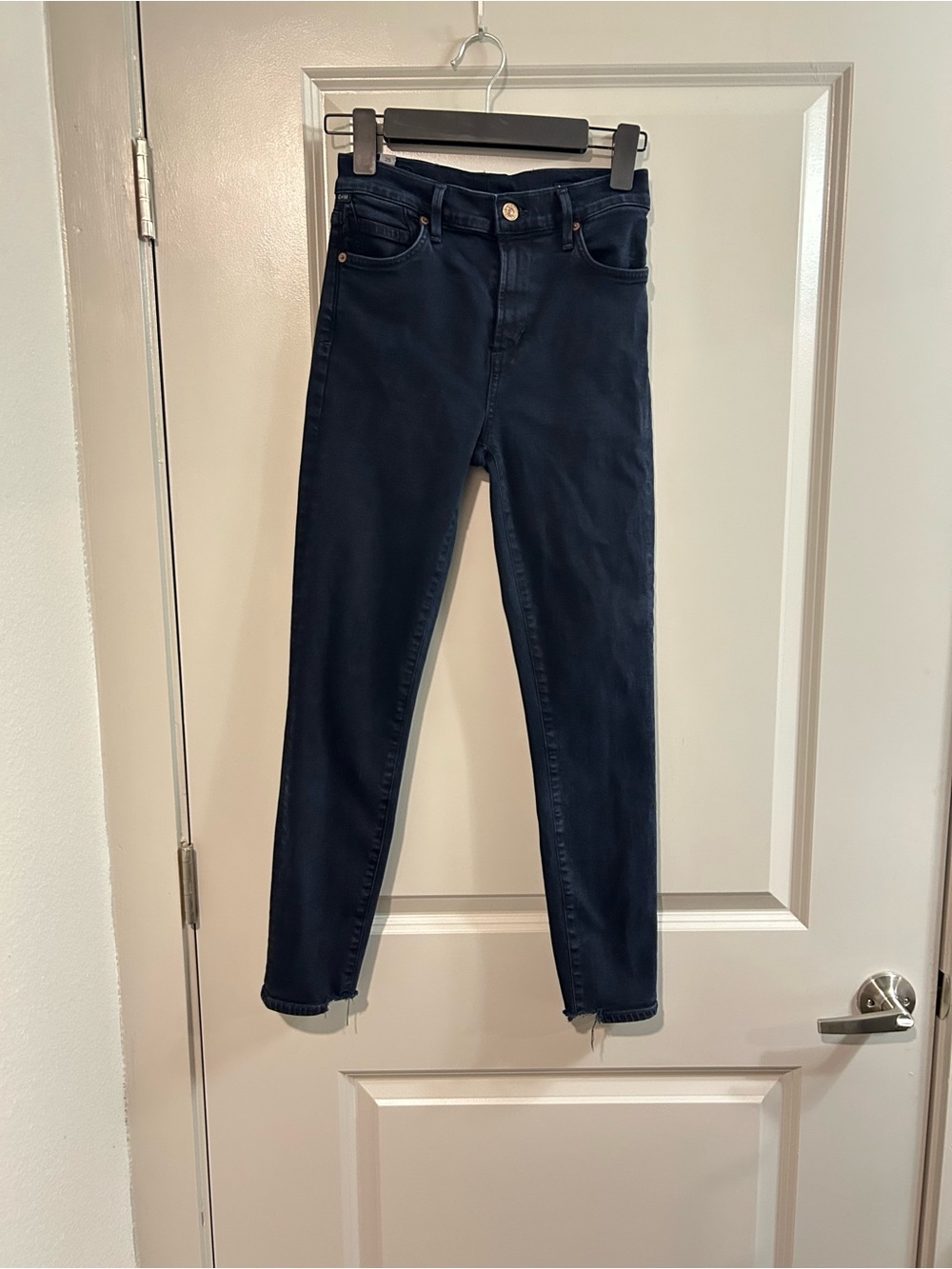 Citizens Of Humanity Midnight Navy Rocket Crop High Rise Skinny